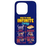Custodia per iPhone 15 Pro Divertente Scienza Sarcasmo Ipotesi Infinite Energy Loop Cat