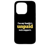 Custodia per iPhone 15 Pro Divertente sviluppatore IT Guy I'm My Family's Supporto tecnico non pagato