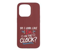 Custodia per iPhone 15 Pro Do I Look Like I'm On The Clock Funny Workplace Humor