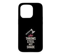 Custodia per iPhone 15 Pro Donne Axe Throwing Gift I Stick Axes Competitive League