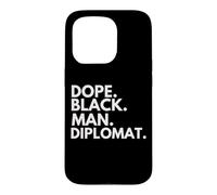 Custodia per iPhone 15 Pro Dope Black Man Diplomatico Orgoglio afroamericano