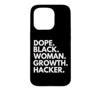 Custodia per iPhone 15 Pro Dope Black Woman Growth Hacker Black History Month Pride