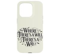 Custodia per iPhone 15 Pro Dove c'è una volontà, c'è un proverbio che dà potere