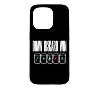 Custodia per iPhone 15 Pro Draw Discard Win Mahjong per serate tra giocatori