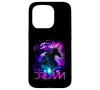 Custodia per iPhone 15 Pro Dream Unicorn Magical Space Nebulosa Art Galaxy Fantasy Design