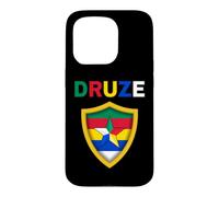 Custodia per iPhone 15 Pro Drusi, Siria, Libano, Suwayda, bandiera drusa, bandiera dei drusi