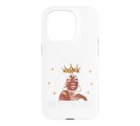 Custodia per iPhone 15 Pro È il mio compleanno Afro Girl Crown Black Women Melanin Bday