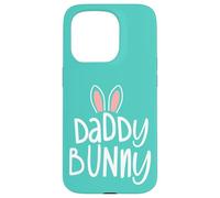 Custodia per iPhone 15 Pro Easter Family Matching Outfits Pastel Easter Daddy Bunny