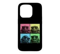 Custodia per iPhone 15 Pro Eastern Box Tartaruga Pop Art Divertente Turtle Lover Photo Booth