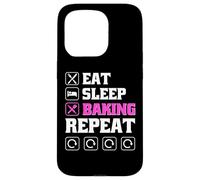 Custodia per iPhone 15 Pro Eat Sleep Bake Repeat Women Funny Mother's Day Baking Mom