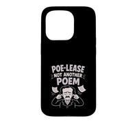 Custodia per iPhone 15 Pro Edgar Allan Poe Nevermore Gothic Macabre Look da amante dei libri