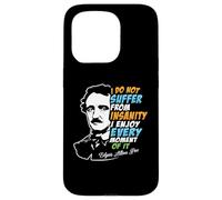 Custodia per iPhone 15 Pro Edgar Allan Poe Raven Letteratura gotica Poesia macabra