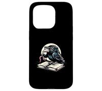 Custodia per iPhone 15 Pro Edgar Allan Poe Raven Letteratura gotica Poesia macabra
