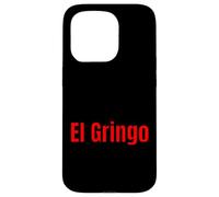 Custodia per iPhone 15 Pro El Gringo Retro 80s Culturale Slang Significativo Design Minimale