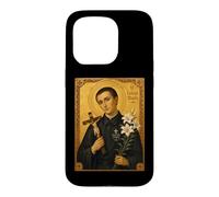 Custodia per iPhone 15 Pro Elegante Icona Cattolica di San Gerardo Majella