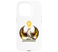 Custodia per iPhone 15 Pro Emblema della resistenza del tordo dell'Arkansas