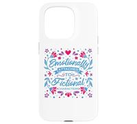 Custodia per iPhone 15 Pro Emotionally Attached To Fictional Characters, Libri