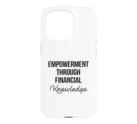 Custodia per iPhone 15 Pro Empowerment attraverso la conoscenza finanziaria