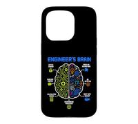Custodia per iPhone 15 Pro Engineer's Brain Funny Engineering Humor Problem Solver