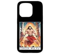 Custodia per iPhone 15 Pro Epic Japanese Anime Christian Faith Bible Graphic - Samson
