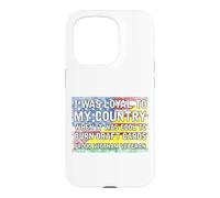 Custodia per iPhone 15 Pro Ero fedele al mio paese