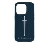 Custodia per iPhone 15 Pro Excalibur Spada leggendaria nella pietra Re Arthur Minimal