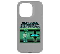 Custodia per iPhone 15 Pro Expecting Dad Gamer New Boss Sleep Schedule