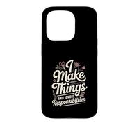 Custodia per iPhone 15 Pro Faccio cose e ignoro le responsabilità Crafting