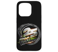 Custodia per iPhone 15 Pro Fast & Furious 25th Anniversary Metallic Emblem