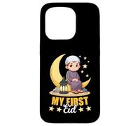 Custodia per iPhone 15 Pro Felice Eid Mubarak Ragazzi Il mio primo Eid Al Fitr Eid Al Adha