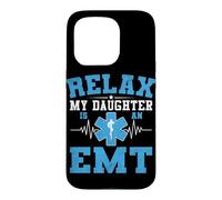 Custodia per iPhone 15 Pro Figlia Mamma Papà EMS Infermiera Ambulanza Driver EMT Paramedico