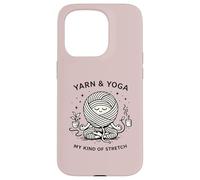 Custodia per iPhone 15 Pro Filato e yoga My Kind of Stretch Knitter Hobby Craft Humor