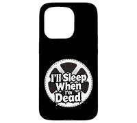 Custodia per iPhone 15 Pro Filmmaker Editor Horror Movie I'll Sleep When I'm Dead