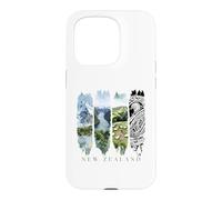 Custodia per iPhone 15 Pro Fiordi, pecore e cultura maori - Vacanze Nuova Zelanda