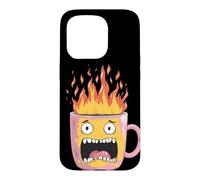 Custodia per iPhone 15 Pro Fire Cup Cerca gli amanti delle bevande calde invernali