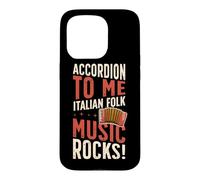 Custodia per iPhone 15 Pro Fisarmonica To Me Italian Folk Music Rocks