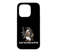 Custodia per iPhone 15 Pro Flight was Never an Option Tactical Penguin Funny Bird Meme