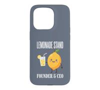 Custodia per iPhone 15 Pro Fondatore e CEO dello stand Lemonade Stand di limonata al succo di limone