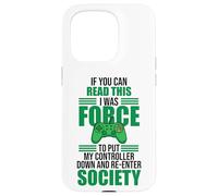 Custodia per iPhone 15 Pro Forced to Put Controller Down Re-Enter Society Gamer