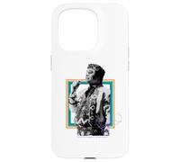 Custodia per iPhone 15 Pro Foto di Juan Gabriel con cornice arcobaleno