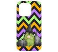 Custodia per iPhone 15 Pro Frankenstein Halloween gnomo verde carino mostro spettrale