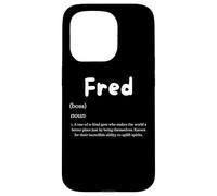 Custodia per iPhone 15 Pro Fred Definition Personalized Name Custom Costume Fredrick
