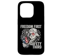 Custodia per iPhone 15 Pro Freedom First Safety Terzo John Adams Divertente 4 luglio