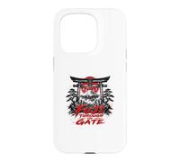 Custodia per iPhone 15 Pro Fuji Attraverso Il Cancello Giappone Torii Scena Paesaggio