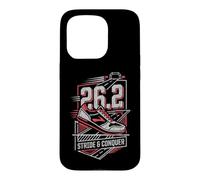 Custodia per iPhone 15 Pro Full Marathon Runner 26.2 Stride Conquer Corsa