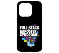 Custodia per iPhone 15 Pro Full-Stack Imposter Syndrome Funny Developer Coding