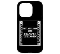 Custodia per iPhone 15 Pro Funny Frank-ly Unhinged Pun Stamp Collecting Collector