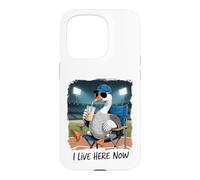 Custodia per iPhone 15 Pro Funny Goose Baseball Stadium Spectator Vivo qui ora