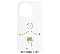Custodia per iPhone 15 Pro Funny Men Bocce Ball, Boy Bocci Gifts
