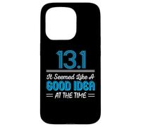 Custodia per iPhone 15 Pro Funny Running 13.1 Miles Half Marathon